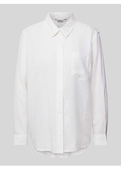 Bluzka z kieszenią na piersi model ‘TOKYO’ ze sklepu Peek&Cloppenburg  w kategorii Koszule damskie - zdjęcie 171562058