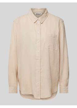 Bluzka z kieszenią na piersi model ‘TOKYO’ ze sklepu Peek&Cloppenburg  w kategorii Koszule damskie - zdjęcie 171562195