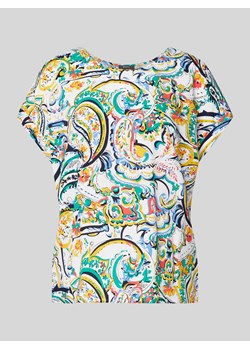 Bluzka z wiskozy z wzorem na całej powierzchni ze sklepu Peek&Cloppenburg  w kategorii Bluzki damskie - zdjęcie 171562338