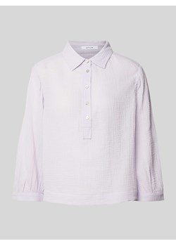 Bluzka koszulowa z listwą guzikową model ‘Fukida’ ze sklepu Peek&Cloppenburg  w kategorii Koszule damskie - zdjęcie 171562349
