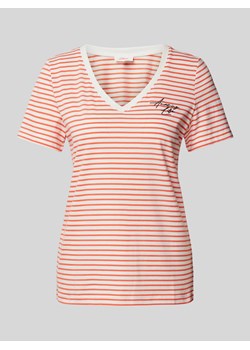 T-shirt ze wzorem w paski model ‘Stitch’ ze sklepu Peek&Cloppenburg  w kategorii Bluzki damskie - zdjęcie 171562427