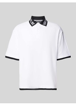 Koszulka polo z nadrukiem z logo ze sklepu Peek&Cloppenburg  w kategorii T-shirty męskie - zdjęcie 171562445