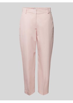 Spodnie capri o kroju slim fit w jednolitym kolorze ze sklepu Peek&Cloppenburg  w kategorii Spodnie damskie - zdjęcie 171562527