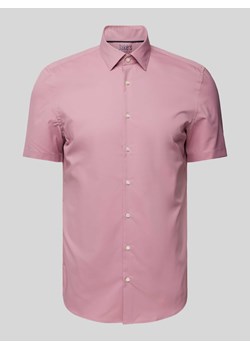 Koszula biznesowa o kroju slim fit z rękawem o dł. 1/2 ze sklepu Peek&Cloppenburg  w kategorii Koszule męskie - zdjęcie 171562616