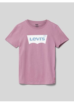 T-shirt z nadrukiem z logo ze sklepu Peek&Cloppenburg  w kategorii T-shirty chłopięce - zdjęcie 171562948