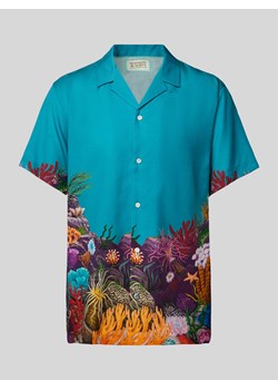Koszula casualowa z lyocellu z nadrukiem z motywem ze sklepu Peek&Cloppenburg  w kategorii Koszule męskie - zdjęcie 171563055