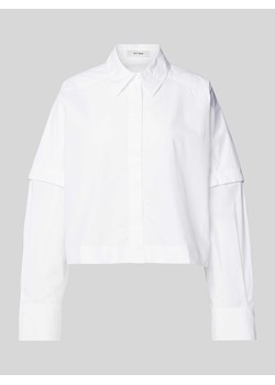 Bluzka koszulowa z krytą listwą guzikową model ‘ELVIRA’ ze sklepu Peek&Cloppenburg  w kategorii Koszule damskie - zdjęcie 171563135