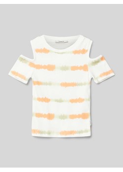 T-shirt z wycięciami ze sklepu Peek&Cloppenburg  w kategorii T-shirty chłopięce - zdjęcie 171563137