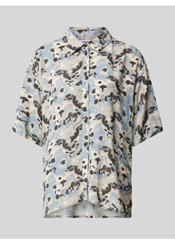 Bluzka koszulowa z wzorem na całej powierzchni ze sklepu Peek&Cloppenburg  w kategorii Koszule damskie - zdjęcie 171563208