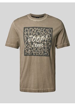 T-shirt z nadrukiem z logo ze sklepu Peek&Cloppenburg  w kategorii T-shirty męskie - zdjęcie 171563258