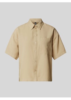Bluzka koszulowa z kieszenią na piersi model ‘MILANO’ ze sklepu Peek&Cloppenburg  w kategorii Koszule damskie - zdjęcie 171563367