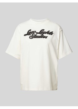 T-shirt z wyhaftowanym logo model ‘SHUTTER’ ze sklepu Peek&Cloppenburg  w kategorii Bluzki damskie - zdjęcie 171563368