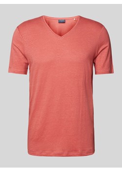 T-shirt z dekoltem w serek ze sklepu Peek&Cloppenburg  w kategorii T-shirty męskie - zdjęcie 171563408