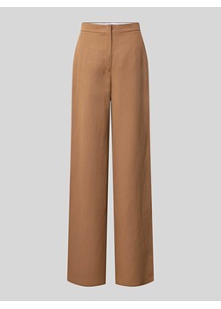 Spodnie materiałowe o kroju flared cut z bocznymi,wpuszczanymi kieszeniami model ‘GARY’ ze sklepu Peek&Cloppenburg  w kategorii Spodnie damskie - zdjęcie 171563416
