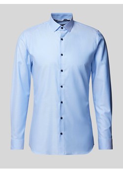 Koszula biznesowa o kroju super slim fit z kołnierzykiem typu kent model ‘Nick’ ze sklepu Peek&Cloppenburg  w kategorii Koszule męskie - zdjęcie 171563568