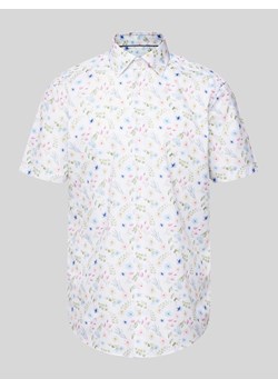 Koszula biznesowa o kroju regular fit z nadrukiem na całej powierzchni ze sklepu Peek&Cloppenburg  w kategorii Koszule męskie - zdjęcie 171563828