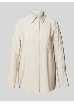 Bluzka z nakładaną kieszenią na piersi ze sklepu Peek&Cloppenburg  w kategorii Koszule damskie - zdjęcie 171563925