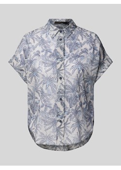 Bluzka koszulowa z nadrukiem z motywem na całej powierzchni ze sklepu Peek&Cloppenburg  w kategorii Koszule damskie - zdjęcie 171564025