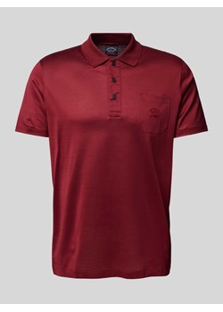 Koszulka polo o kroju regular fit w jednolitym kolorze ze sklepu Peek&Cloppenburg  w kategorii T-shirty męskie - zdjęcie 171564076