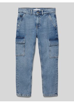 Jeansy o kroju regular fit z naszywką z logo model ‘ICONIC’ ze sklepu Peek&Cloppenburg  w kategorii Spodnie chłopięce - zdjęcie 171564146