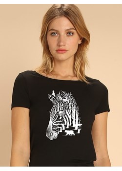 WOOOP Koszulka &quot;Zebra&quot; w kolorze czarnym ze sklepu Limango Polska w kategorii Bluzki damskie - zdjęcie 171564479