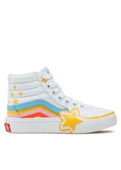 Vans Sneakersy Sk8-Hi Rainbow Star VN000BVMAHP1 Biały ze sklepu MODIVO w kategorii Trampki dziecięce - zdjęcie 171566328