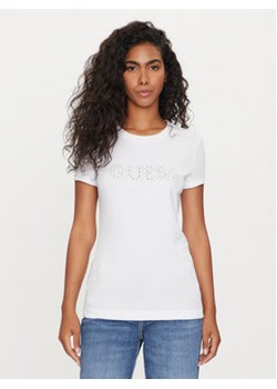 Guess T-Shirt W4GI14 J1314 Biały Slim Fit ze sklepu MODIVO w kategorii Bluzki damskie - zdjęcie 171568029