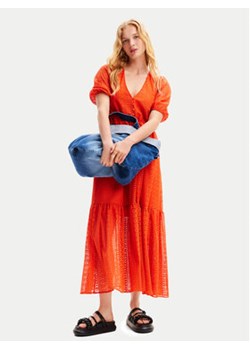 Desigual Sukienka letnia Ottawa 24SWVW05 Pomarańczowy Regular Fit ze sklepu MODIVO w kategorii Sukienki - zdjęcie 171568166