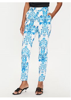 Marciano Guess Spodnie materiałowe 4GGB03 7247Z Niebieski Slim Fit ze sklepu MODIVO w kategorii Spodnie damskie - zdjęcie 171568326