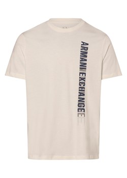 Armani Exchange Koszulka męska Mężczyźni Bawełna écru nadruk ze sklepu vangraaf w kategorii T-shirty męskie - zdjęcie 171569276