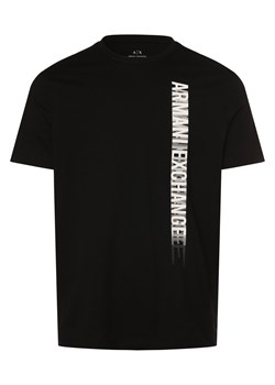 Armani Exchange Koszulka męska Mężczyźni Bawełna czarny nadruk ze sklepu vangraaf w kategorii T-shirty męskie - zdjęcie 171569277