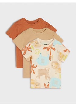 Sinsay - Koszulki 3 pack - pomarańczowy ze sklepu Sinsay w kategorii Koszulki niemowlęce - zdjęcie 171571247