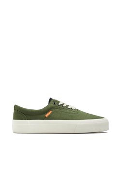Cropp - Oliwkowe lekkie sneakersy z wysoką podeszwą - zielony ze sklepu Cropp w kategorii Trampki męskie - zdjęcie 171573195