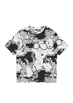 Cropp - Koszulka z nadrukiem streetartowym - biały ze sklepu Cropp w kategorii T-shirty męskie - zdjęcie 171573229