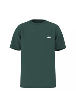 Męski t-shirt basic Vans Left Chest Logo - zielony ze sklepu Sportstylestory.com w kategorii T-shirty męskie - zdjęcie 171573898