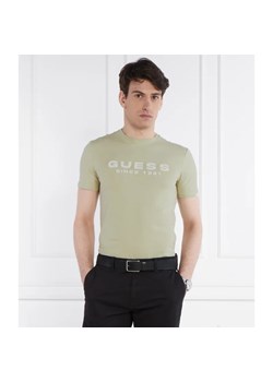 GUESS T-shirt | Slim Fit | stretch ze sklepu Gomez Fashion Store w kategorii T-shirty męskie - zdjęcie 171574368