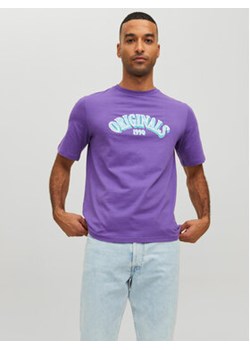 Jack&Jones T-Shirt Euphori 12232256 Fioletowy Standard Fit ze sklepu MODIVO w kategorii T-shirty męskie - zdjęcie 171574899