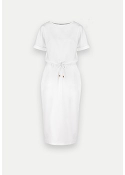 Biała dresowa sukienka ze sklepu Molton w kategorii Sukienki - zdjęcie 171575438
