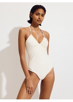 Reserved - Jednoczęściowy strój plażowy - złamana biel ze sklepu Reserved w kategorii Stroje kąpielowe - zdjęcie 171575506
