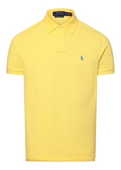 Polo Ralph Lauren Męska koszulka polo Mężczyźni Bawełna żółty jednolity ze sklepu vangraaf w kategorii T-shirty męskie - zdjęcie 171575689