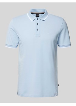 Koszulka polo z paskami w kontrastowym kolorze model ‘Parlay’ ze sklepu Peek&Cloppenburg  w kategorii T-shirty męskie - zdjęcie 171576565
