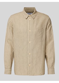Koszula casualowa o kroju regular fit ze wzorem w paski model ‘Casual’ ze sklepu Peek&Cloppenburg  w kategorii Koszule męskie - zdjęcie 171576627
