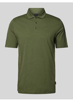 Koszulka polo o kroju slim fit w jednolitym kolorze ze sklepu Peek&Cloppenburg  w kategorii T-shirty męskie - zdjęcie 171576689