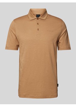 Koszulka polo o kroju slim fit w jednolitym kolorze ze sklepu Peek&Cloppenburg  w kategorii T-shirty męskie - zdjęcie 171576895