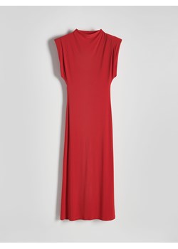 Reserved - Sukienka midi - czerwony ze sklepu Reserved w kategorii Sukienki - zdjęcie 171580265
