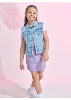 Sinsay - Kamizelka jeansowa - niebieski ze sklepu Sinsay w kategorii Kamizelki dziewczęce - zdjęcie 171581038