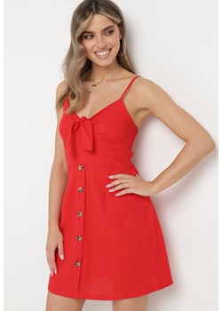 Czerwona Sukienka Unneeded ze sklepu Born2be Odzież w kategorii Sukienki - zdjęcie 171582479