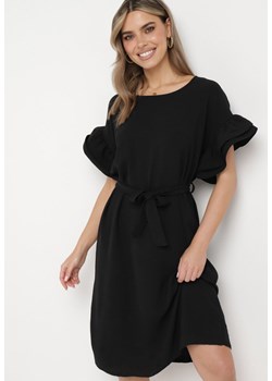 Czarna Sukienka Piessa ze sklepu Born2be Odzież w kategorii Sukienki - zdjęcie 171583067