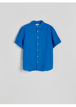 Reserved - Lniana koszula comfort fit - niebieski ze sklepu Reserved w kategorii Koszule męskie - zdjęcie 171584689