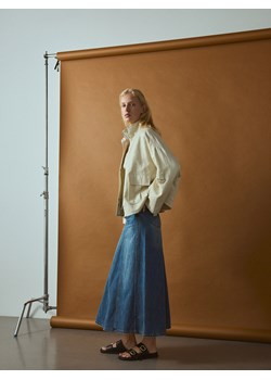 Reserved - Jeansowa spódnica - niebieski ze sklepu Reserved w kategorii Spódnice - zdjęcie 171585007